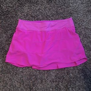 Lululemon skirt sonic pink size 10